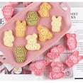 thumbnail image 3 of Set of 8 Easter Cookie Molds Cookie Stamps Baking Pastry Press Handmade Biscuit Gadgets, 3 of 14