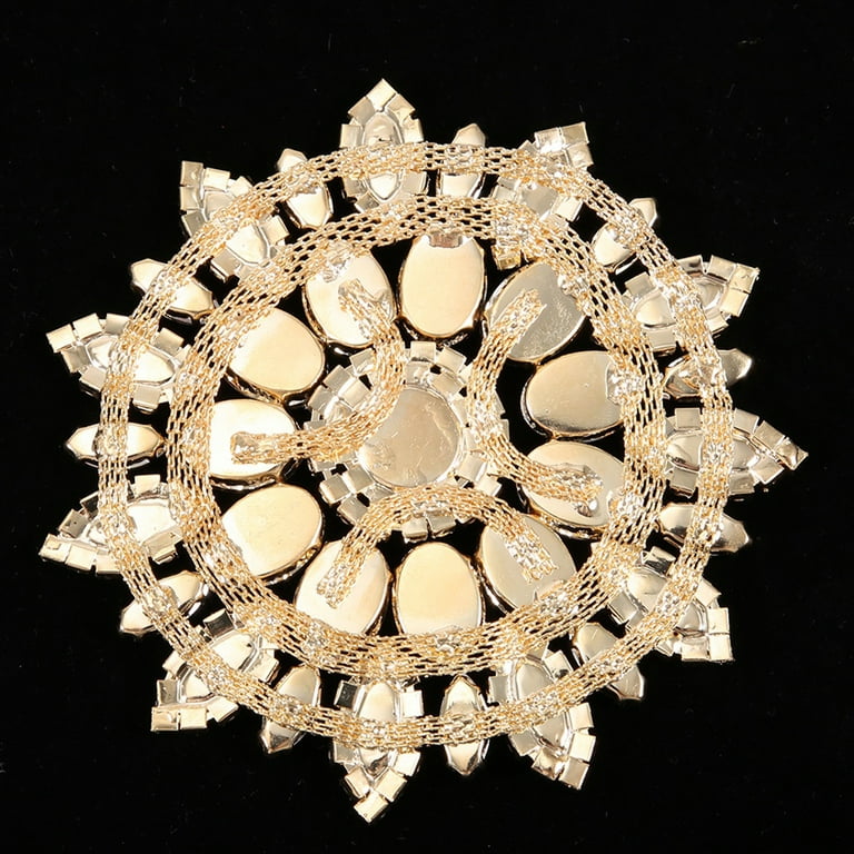  Ezing Lot 24pc Shining Rhinestone Crystal Brooches Pins DIY  Wedding Bouquet Kit (A) : Arts, Crafts & Sewing