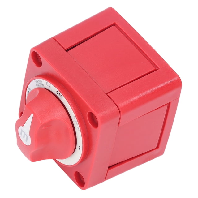 Battery Isolator, Conductivity 3 Position Battery Switch 300A for Car Truck Trailer RV for Marine Boat