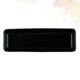 thumbnail image 3 of Homoyoyo Serving Dishes Entertaining Ceramic Black 1Pack Long Strip Table Decor Special Parties, 3 of 6