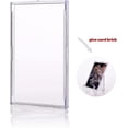 thumbnail image 2 of Card Sleeves, Trading Cards Sleeves Kit - 10 Hard Plastic Covers Soft Clear Card Sleeves + 1 Display Stand, 2 of 5