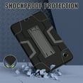 thumbnail image 5 of Allytech Galaxy Tab A9 Plus Case 2023 with Screen Protector Hybid Heavy Duty Rugged Shockproof Kickstand Kids Cover for Samsung Galaxy Tab A9+/Plus 11 Inch Tablet SM-X210/X216/X218, Black, 5 of 7