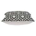 thumbnail image 4 of 20" X 7" X 20" Cool Gray And White Pillow Cover With Poly Insert, 4 of 5