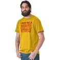 thumbnail image 4 of Mechanic Cant Fix Stupid Rude Honest Men's Big & Tall Crewneck Graphic Tee Brisco Brands 2X, 4 of 5