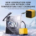 thumbnail image 2 of Grolomo 3 In 1 GAN Charger,Scalable 80w MAX Fast Charger Module with Type-C Cable and 2 USB Ports, R, 2 of 7