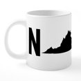 thumbnail image 2 of CafePress - Virginia Native - 20 Oz White Ceramic Mega Mug, 2 of 5