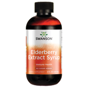 Swanson Sambucus Nigra Black Elderberry Extract Syrup 8 fl oz Liquid