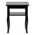 thumbnail image 3 of Kate and Laurel Lillian Modern Narrow Side Table, 18 x 12 x 24, Black, Transitional Side Table for Display, Storage, and Gathering, 3 of 7