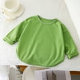 thumbnail image 2 of Posijego Infant Baby Cotton Long Sleeve T-Shirts Newborn Toddler Boys Girls Plain Basic Tee Tops for Kids, 2 of 4