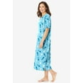 thumbnail image 5 of Dreams & Co. Plus Size Long Print Sleepshirt, 5 of 6