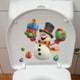 thumbnail image 1 of Pegatinas estáticas de muñecos de nieve coloridos y divertidos para decorar y embellecer el baño., 1 of 7