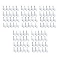 thumbnail image 1 of 100 PCS 5mm Steel Nail Line Clip Round Cable Fixing Clips for Wall Mounted Cord Management, 1 of 4