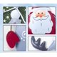 thumbnail image 4 of Colgantes navideños, decoraciones navideñas 6 colgantes de metal para árboles de Navidad, Papá Noel, muñeco de nieve y alce, 4 of 5