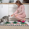thumbnail image 4 of Christmas Kitchen Mat Set of 2 Non Skid Kitchen Mats for Floor,Merry Christmas Tree Gnomes Short Rugs for Kitchen Floor for Bathroom,Room Bath (47x17+30x17in), 4 of 7