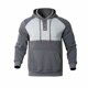 thumbnail image 4 of Sudadera con capucha para hombre, estilo informal, con bloqueo de color, bolsillo, cordón ajustable, manga larga, suéter con capucha, abrigo de poliéster para hombre, 4 of 7