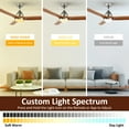 thumbnail image 5 of Smaair 52" 3 Blades Indoor Ceiling Fan with Remote for Smart Home Timer & Schedule, 5 of 10