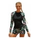 thumbnail image 1 of Traje De Baño Manga Larga Floral Para Mujer 2 Piezas, 1 of 8