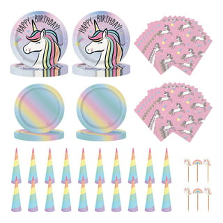 Glow Birthday Party Supplies Kit for 8 Guests
