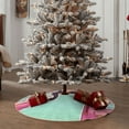 thumbnail image 5 of Salouo Cats On Broomstick Christmas Tree Skirt 48" Farmhouse Christmas Decorations Snowman Xmas Tree Skirt Tree Mat for Holiday Party Decor, 5 of 8