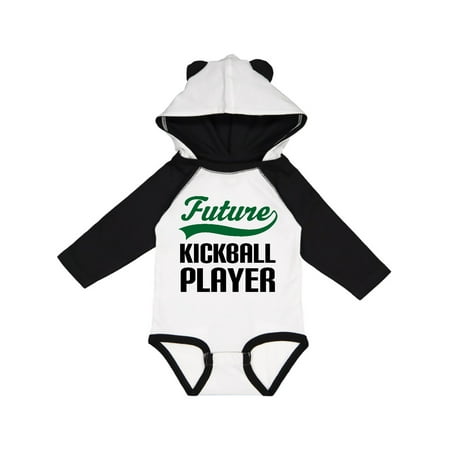 

Inktastic Future Kickball Player Gift Baby Boy or Baby Girl Long Sleeve Bodysuit