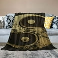 thumbnail image 2 of BCIIG Yin-Yang Symbol Warm Lightweight Blanket Soft Fleece Blankets for All Seasons - Multiple Sizes Available 40x50in, 2 of 6
