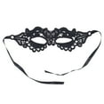 thumbnail image 2 of Women's Elegant Lace Masquerade Mask, Half Face Hollow Design for Carnival Parties, Weddings, Graduations and Special Events with Adjustable Elastic Band (Half Face Hollow Mask, 1pc), 2 of 3
