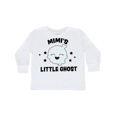 

Inktastic Cute Mimi s Little Ghost with Stars Gift Toddler Toddler Girl Long Sleeve T-Shirt