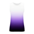 thumbnail image 4 of JUUYY Men's Gradient Printed Tank Top Big and Tall Sleeveless Casual Sports Fitness T-Shirts Round Neck Trendy Tees Purple XXL, 4 of 4