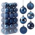 thumbnail image 1 of 36 piezas de adornos de bolas navideñas para árbol de Navidad - Decoraciones para árboles de Navidad irrompibles Bolas colgantes grandes para decoración de fiestas de bodas y vacaciones, 1 of 5