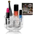 thumbnail image 2 of Soporte acrílico para lápiz labial, organizador de cepillos de uñas con delineador de brillo labial compacto transparente y flor pequeña con transparente, 2 of 5