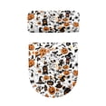 thumbnail image 5 of HELLHERO Halloween Polyester Fabric Toilet Seat Covers Set for Hotel Home, Elastic Edge Easy Care Elastic Installation, Non-Slip, U-Shaped, 5 of 8