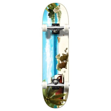 Yocaher Graphic Complete 31  x 7.75  Skateboard - Getaway price history on PriceWatchPro