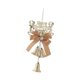 thumbnail image 5 of Campana de Lazo de Navidad, Colgante de Campana de Navidad, Adorno de Campana de Lazo Colgante para año Nuevo, de Navidad Decorativo para Pared Ciervo, 5 of 8