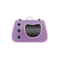 thumbnail image 2 of EGNMCR SingleShoulder Cats Carrier Portable Handheld Pet Bag For Outdoors Large Capacity Foldable Pet Backpack Cats Airline-Approved Carrier Oxford Cloth Pet Carrier, 2 of 6
