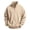 R493 Beige, variant on Ruiwill Toddler Boys Tshirts Fall Zip Up Stand Collar Long Sleeve Solid Color Pullover Soft Boys T-Shirts Size 3-4 Years Beige