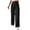 Black, variant on qolati Wide Leg Pants for Women Casual High Waisted Tie Side Plicated Palazzo Pants Trendy Loose Fit Summer Work Lounge Trousers