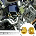thumbnail image 2 of Unique Bargains 4pcs AN12 Hex Gold Tone Car Hose Finisher Clamp Adapter Line End Cover Connector, 2 of 6