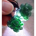 thumbnail image 6 of 2 Pcs Certified Green Burma 100% Natural A Jade jadeite pendant Lotus Flower Necklace 658456 TN, 6 of 10