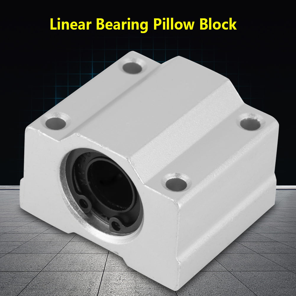 4pcs Linear Ball Bearings Aluminum Linear Motion Ball Bearing Sliding Block SCS12UU 36 x 42 x 28mm 