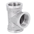 thumbnail image 4 of Adaptador de conector de tubo en T tipo T de acero inoxidable, rosca hembra G1/2 a G1/2, 4 of 10