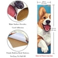 thumbnail image 3 of Corgi Skateboard Stickers Pack of Two - Emery Surface, PVC Back Material, 8.8x32.6in/22.4x83 cm Size, 3 of 5
