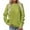 Green, variant on BSDJILFG Crewneck Sweatshirts for Women Long Sleeve T-Shirt Fall Trendy Loose Fit Pullover Tunic Blouse,3XL-5XL