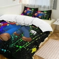 thumbnail image 6 of Luigi Mario 3 Piece Bedding Sets Decor Comforter Sets With One Duvet Cover Two Pillowcases, 6 of 7