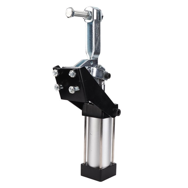 Abrazadera de cilindro neumático, abrazadera neumática Abrazadera neumática de metal de acero al carbono Abrazadera de sujeción neumática de cilindro construida para durar