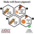 thumbnail image 7 of The Army Painter Fire Lizard Warpaint - Acrylic Non-Toxic Heavily Pigmented Water Based Paint 18ml, 7 of 7