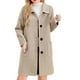 thumbnail image 2 of Chaquetas y abrigos casuales sin capucha de manga larga para mujer, cárdigan de cuello vuelto de manga larga, abrigos de invierno lisos, abrigos para mujer, 2 of 7