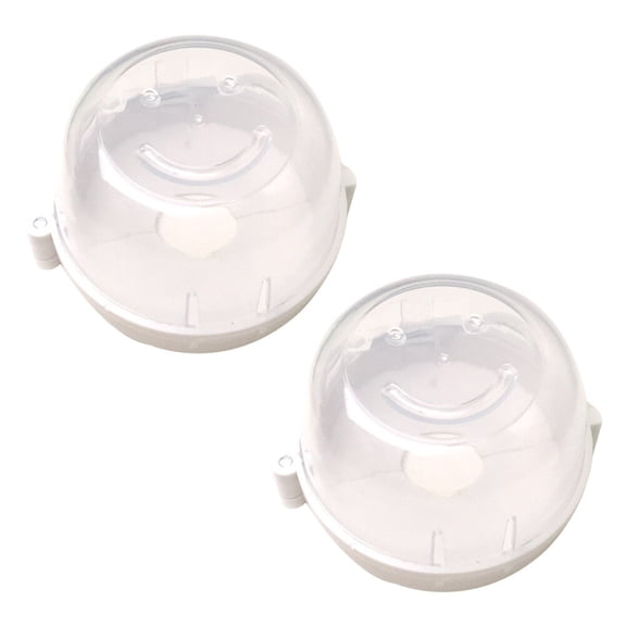 MOKKHNB 2pcs Stove Knob Protectors Clear Plastic for Child Safety