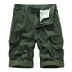 thumbnail image 2 of Puntoco Pantalones Cargo Para Hombre Deportes Al Aire Libre Pantalones Cortos Cargo Con Botones Multibolsillos Pantalones Cortos Verde Militar (36) L,Pantalones Cortos Hombre, 2 of 6