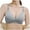Gray Bras, variant on SMihono Push Up Bras for Women Older Front Zip Wireless Bra MagicLift Large Breasts Full Coverage Back Oversized High Support Bras Black 40