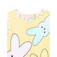thumbnail image 2 of Peeps Girls Cotton Short Sleeve Top with Pants, 2-Piece Pajama Set, Sizes 4-10, 2 of 3